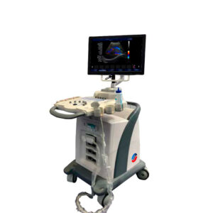 Kleur Doppler Ultrasound Cart met Wielen 3D Model YG1012